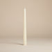 Ivory Cream Tall Dinner Candle - stoneandbeige