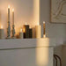 Ivory Stoneware Fish Candle Holder