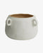 Large White Ceramic Plant Pot - stoneandbeige