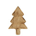 Large Wooden Christmas Tree Serving Platter - stoneandbeige