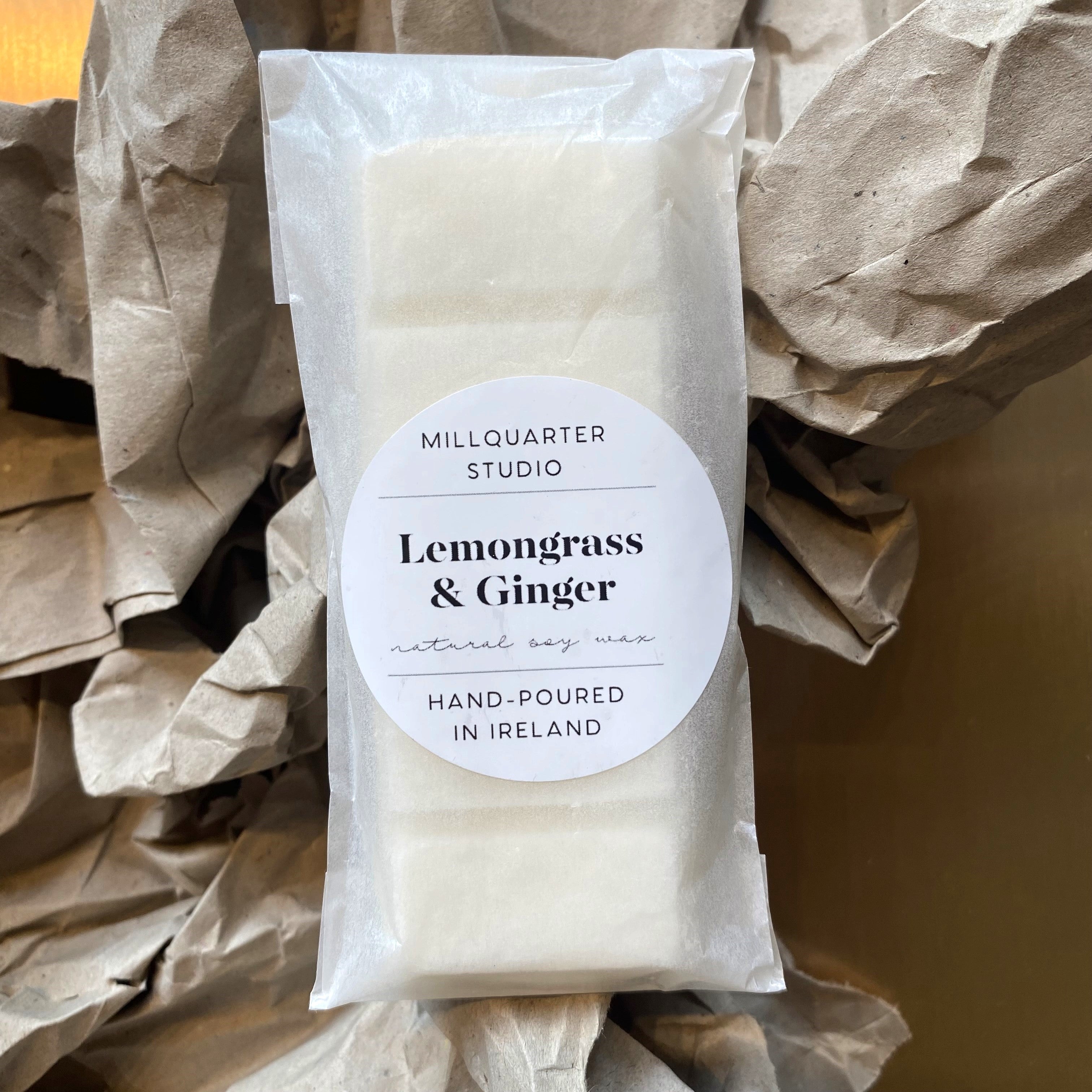 Lemongrass + Ginger Mill Quarter  Wax Melts