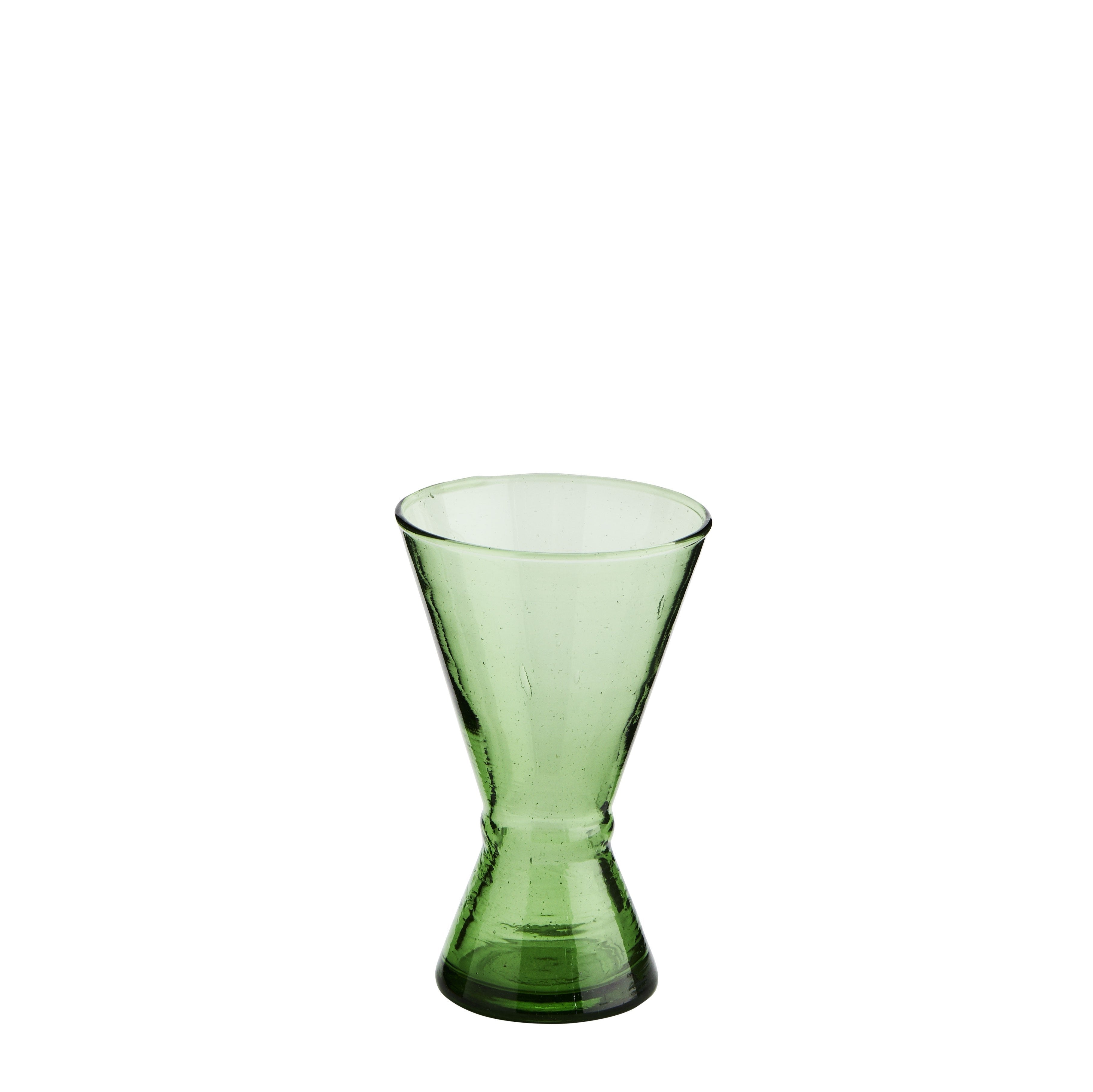 Beldi Glass Green Wine Glass Set 2