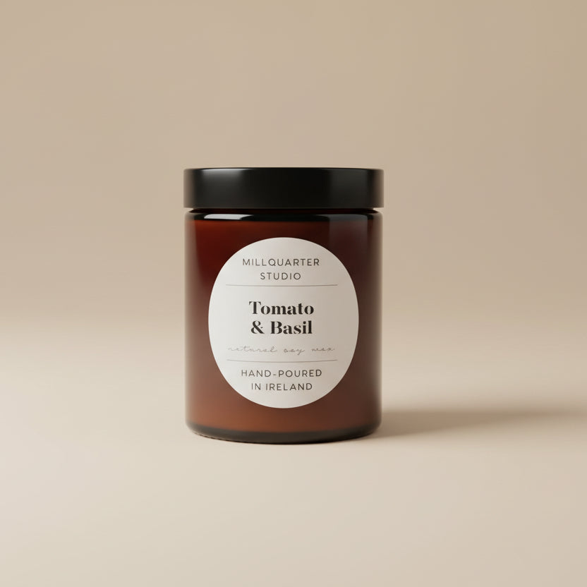 MILL QUARTER STUDIO Tomato + Basil Candle - stoneandbeige