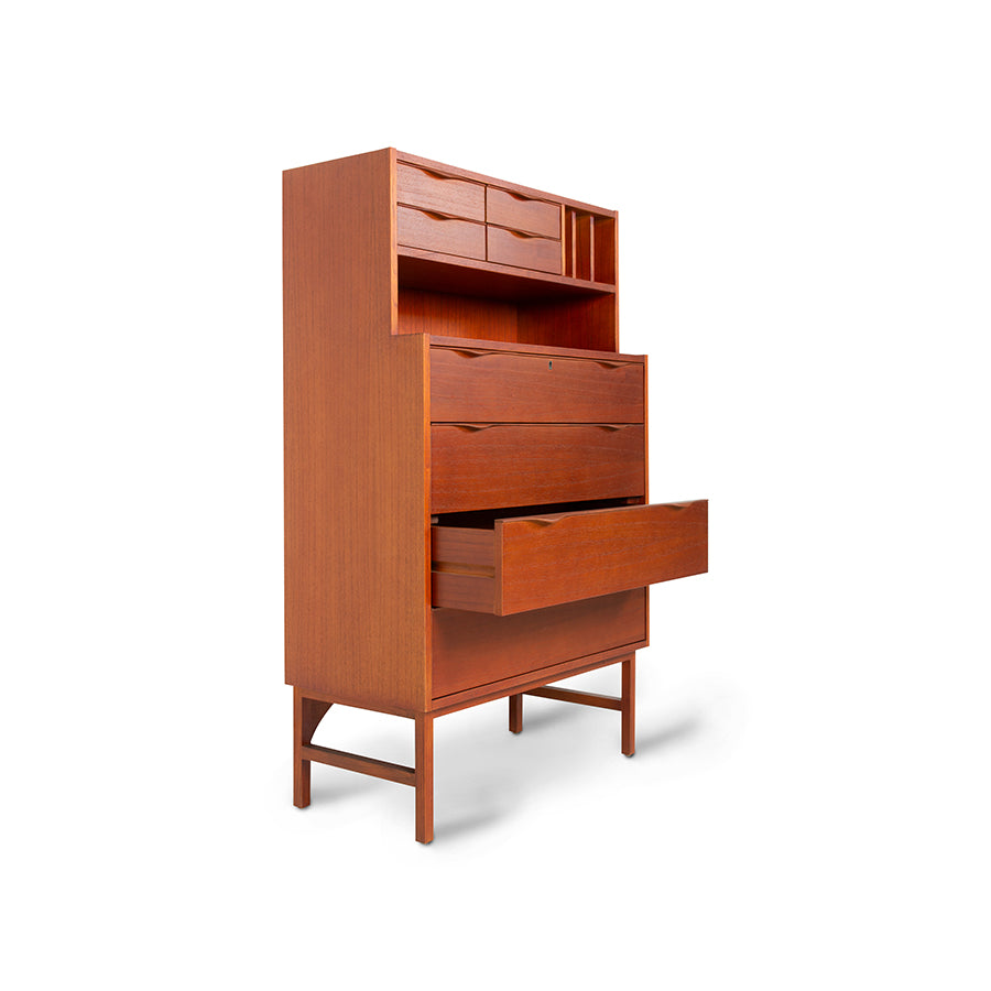 HKLIVING: Wooden Secretary Cabinet