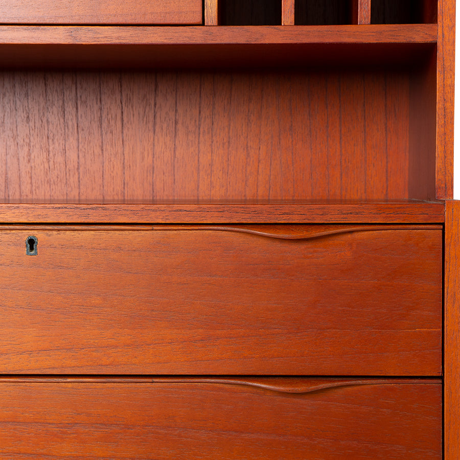 HKLIVING: Wooden Secretary Cabinet