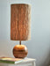 Natural Jute Shade With A Mango Wood Base Side Lamp - stoneandbeige