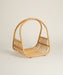 Natural Polished Rattan Storage Basket - stoneandbeige
