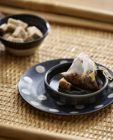 Navy Stoneware Dipping Dish - stoneandbeige