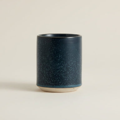 Navy Stoneware Latte Mug - stoneandbeige