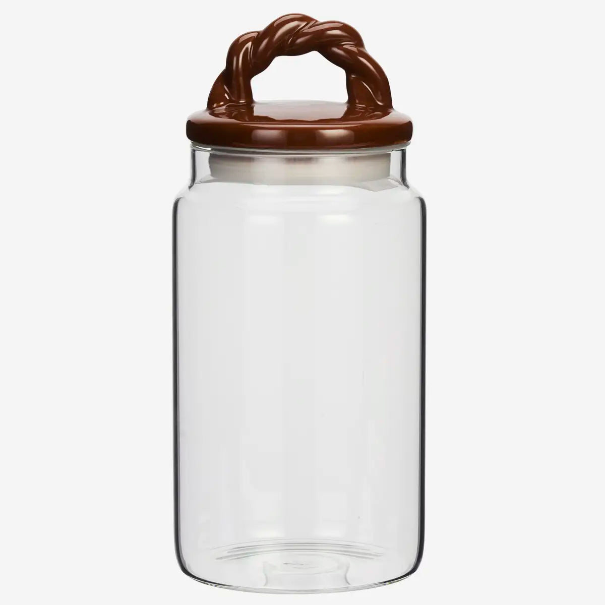 Glass Storage Jar with Ceramic Lid