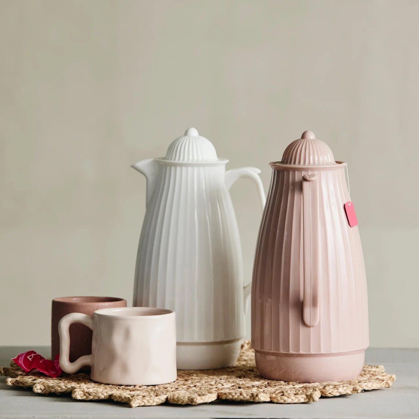 Organic Form Pink Handmade Mug - stoneandbeige