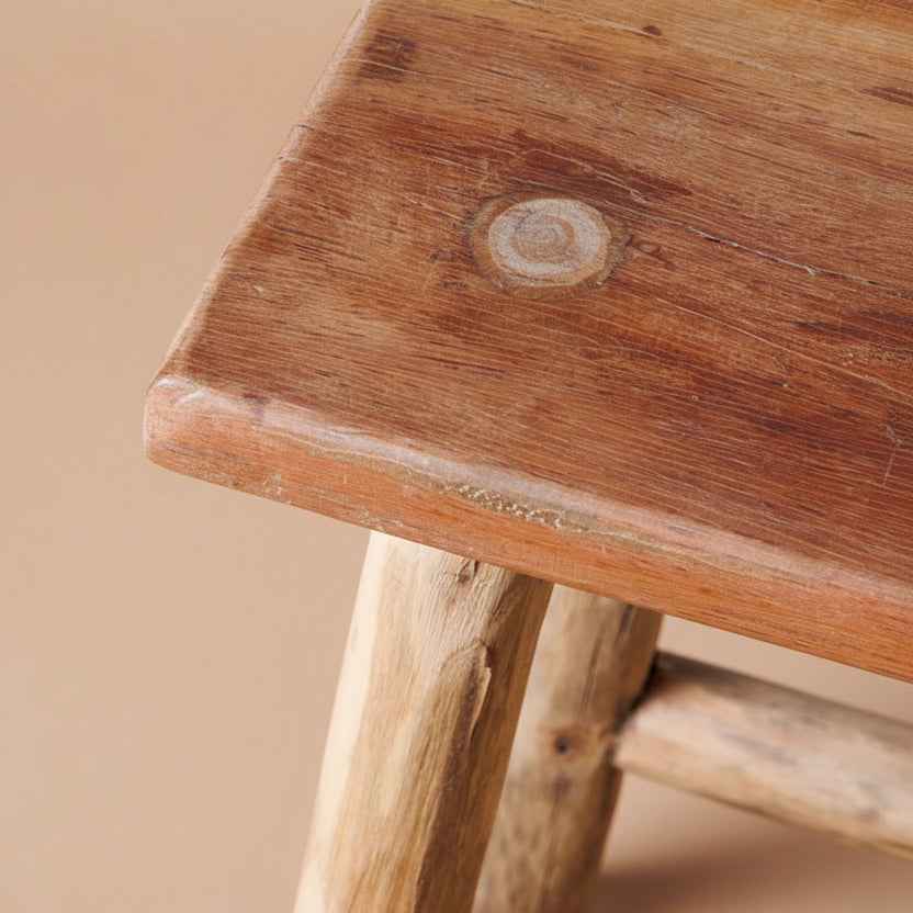 Set Of 2 Reclaimed Bar Stools