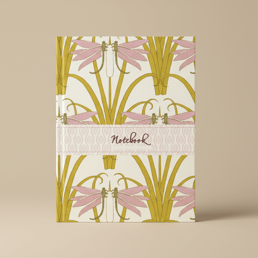 Pink Botanical Note Book - stoneandbeige