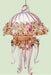 Pink Glass Pearl Hanging jellyfish Decoration