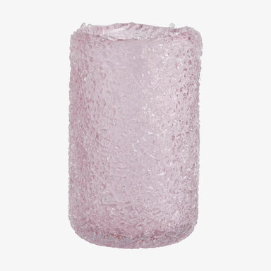Pink Ice Glass Vase - stoneandbeige