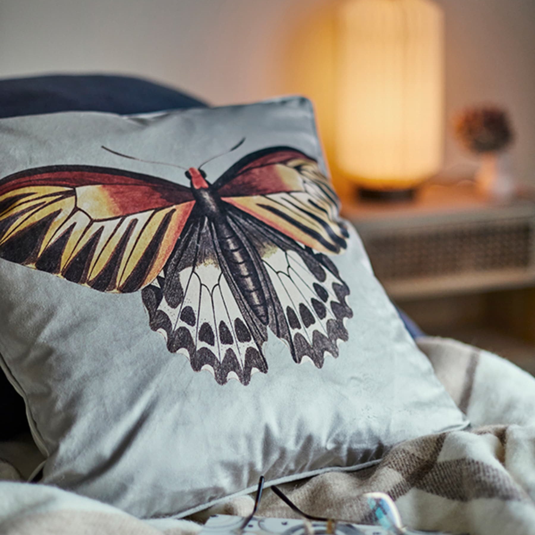 Colourful Butterfly Cushion