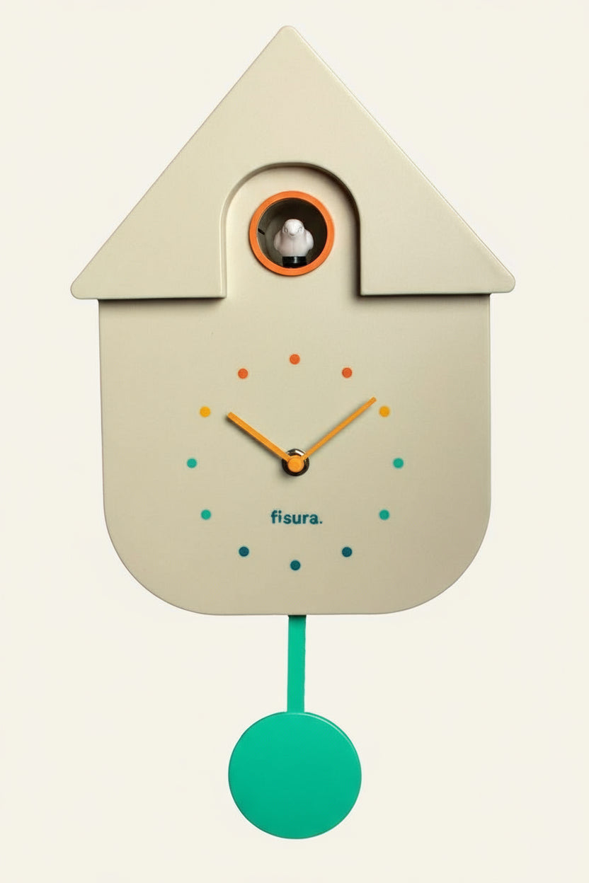 PRE - ORDER Rainbow Tone Cuckoo Clock - stoneandbeige
