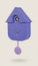 Purple Cuckoo Clock - stoneandbeige