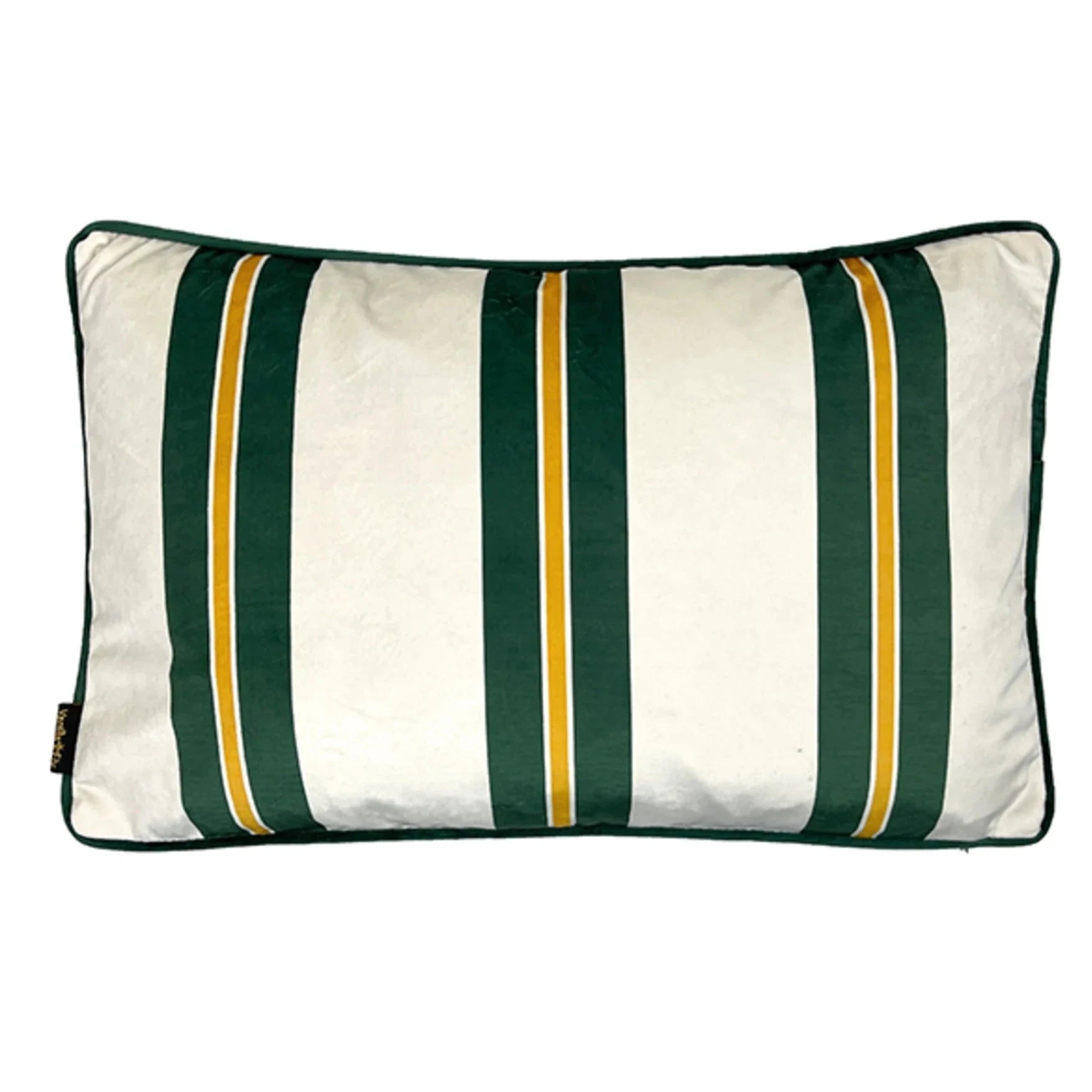 Pin Stripe Green/Yellow Cushion