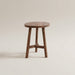Reclaimed Natural Wood Side Table - stoneandbeige