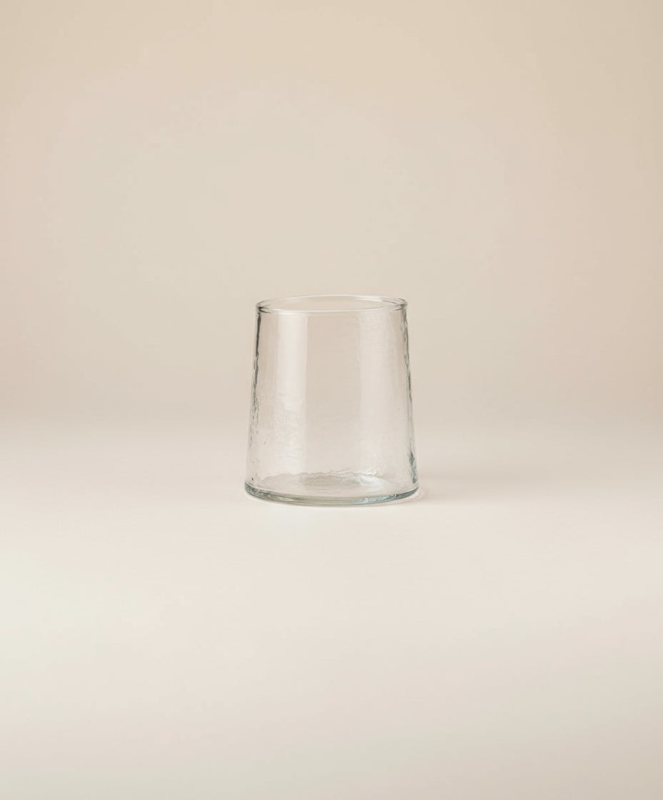 Recycled Clear Drinking Glass - stoneandbeige