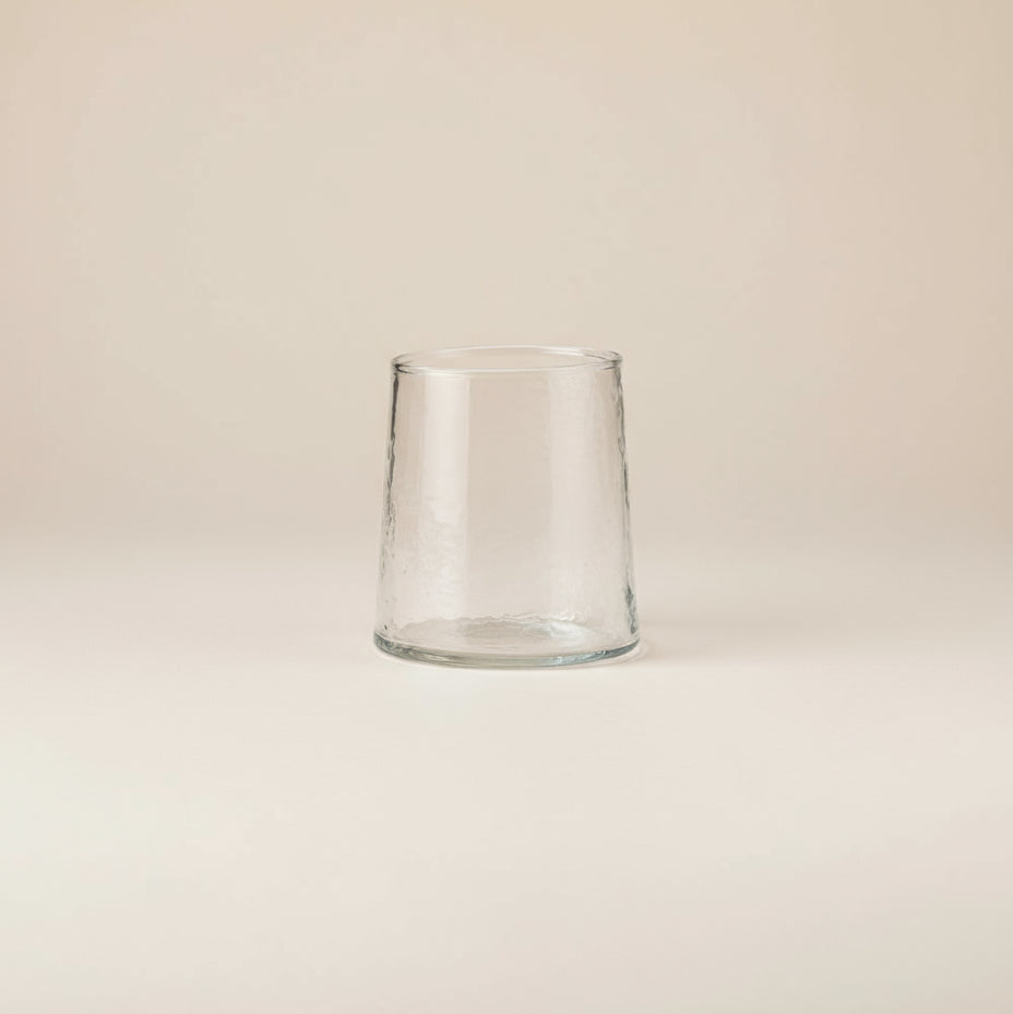 Recycled Clear Drinking Glass - stoneandbeige