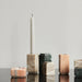 Rose Square Red Marble T Light Holder - stoneandbeige - Rose Square Red Marble T Light Holderstoneandbeige