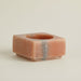 Rose Square Red Marble T Light Holder - stoneandbeige - Rose Square Red Marble T Light Holderstoneandbeige