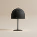 Salt + Pepper Matt Black Globe Lamp - stoneandbeige