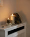 Sculptural Silhourette Ceramic Candle holder - stoneandbeige