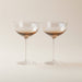 Set of 2 Brown Cocktail Glasses - stoneandbeige
