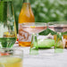 Set Of 2 Coupe Green Glasses - stoneandbeige