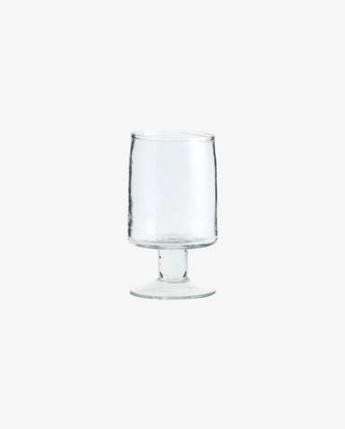 Set of 2 Tall Recycled Drinking Glasses - stoneandbeige