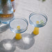 Set of 2 Yellow Tone Cocktail Coupes - stoneandbeige
