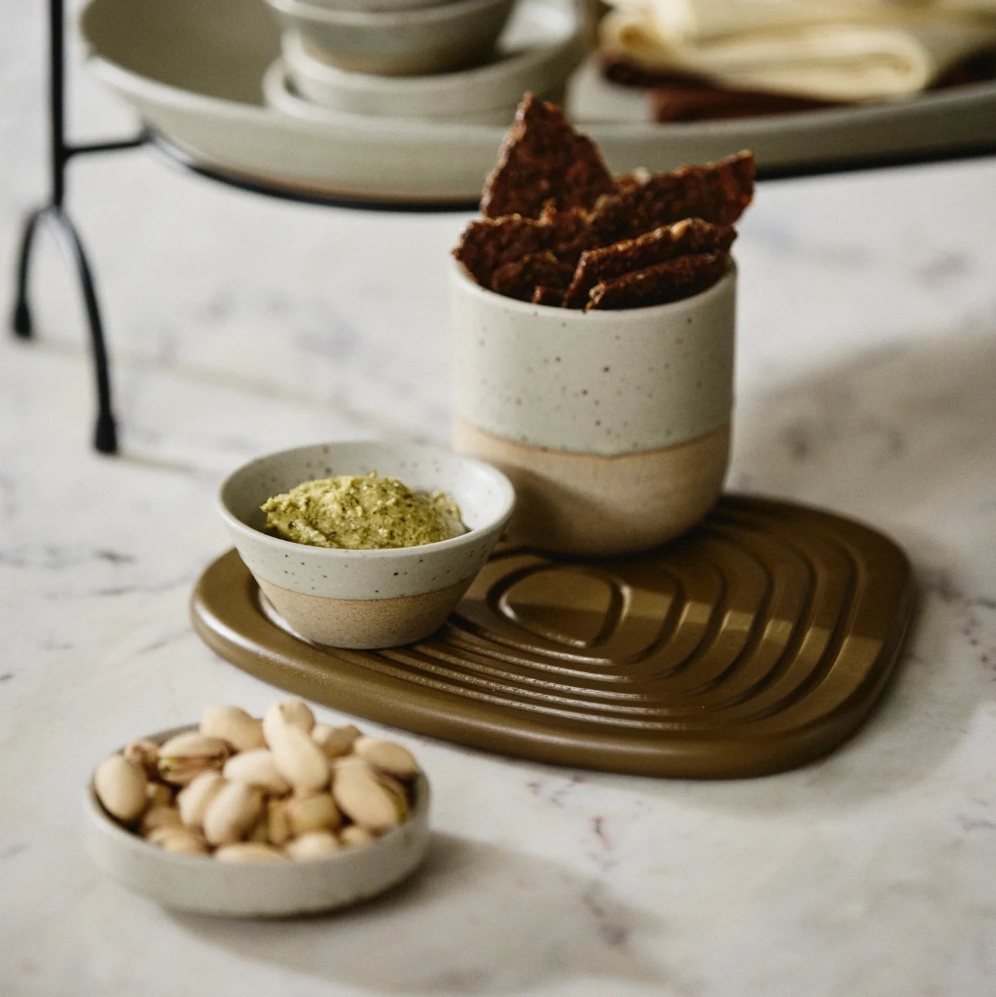 Stoneware Dipping Bowl - stoneandbeige