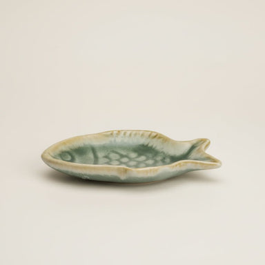 Stoneware Fish Shaped Small Tray - stoneandbeige