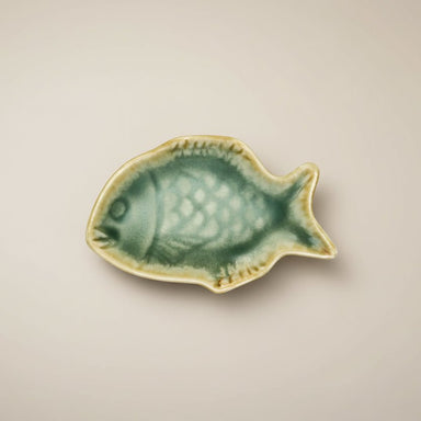 Stoneware Fish Shaped Small Tray - stoneandbeige