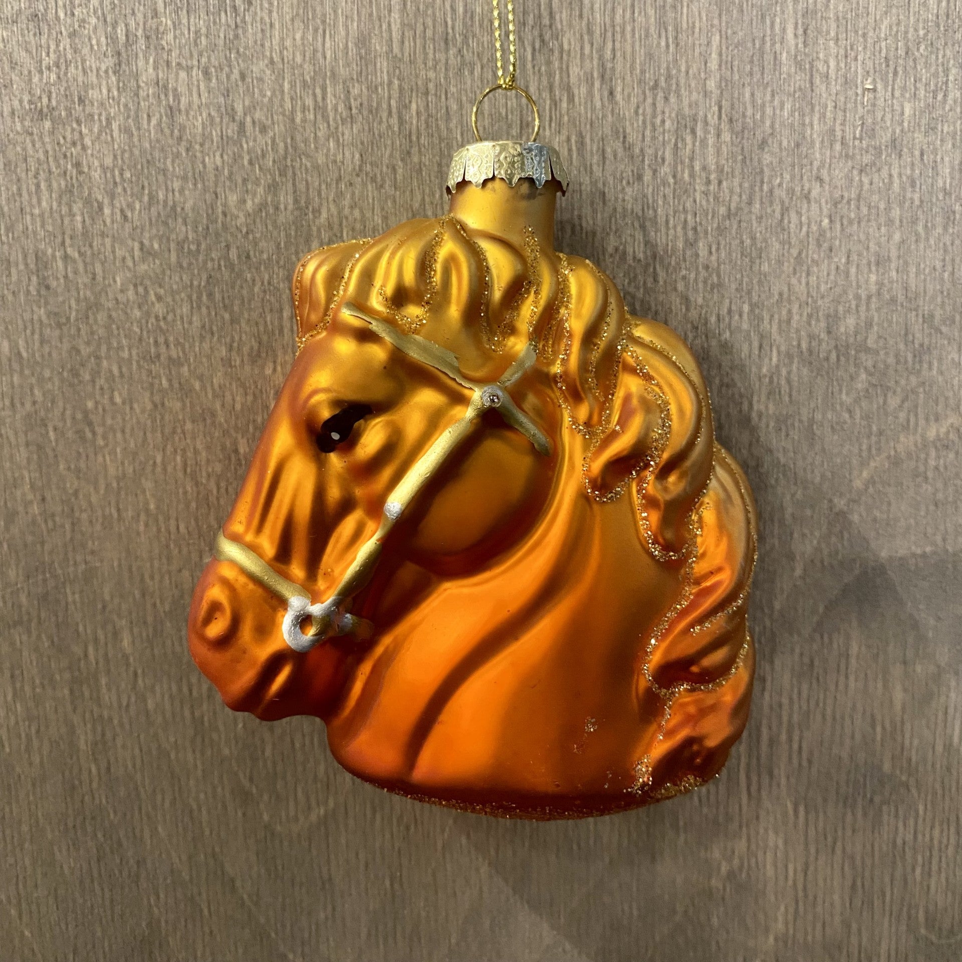 Brown 70s Horse Hanging Decoration