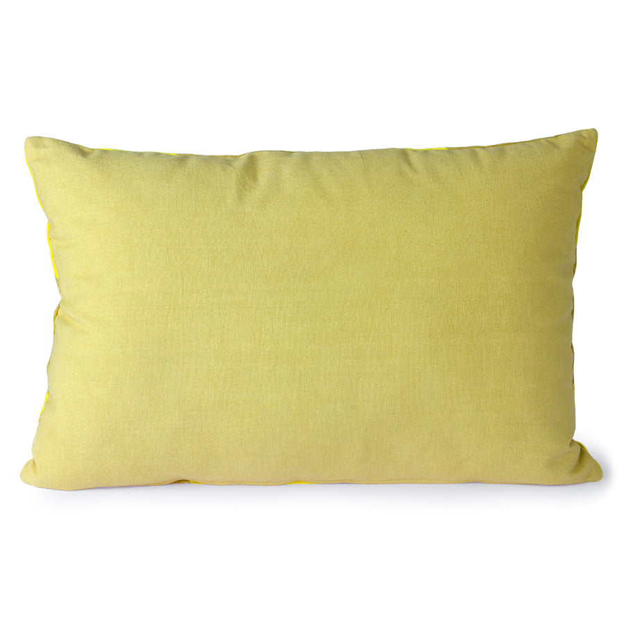 HKLIVING Lime Green Stripe Cushion