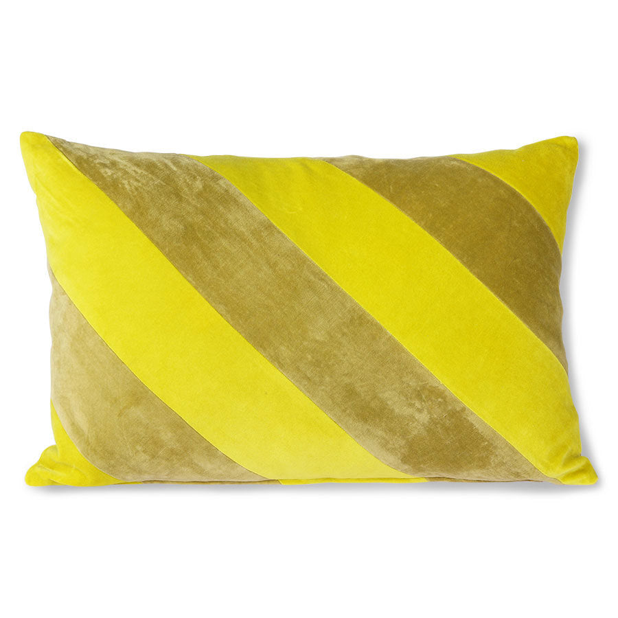 HKLIVING Lime Green Stripe Cushion