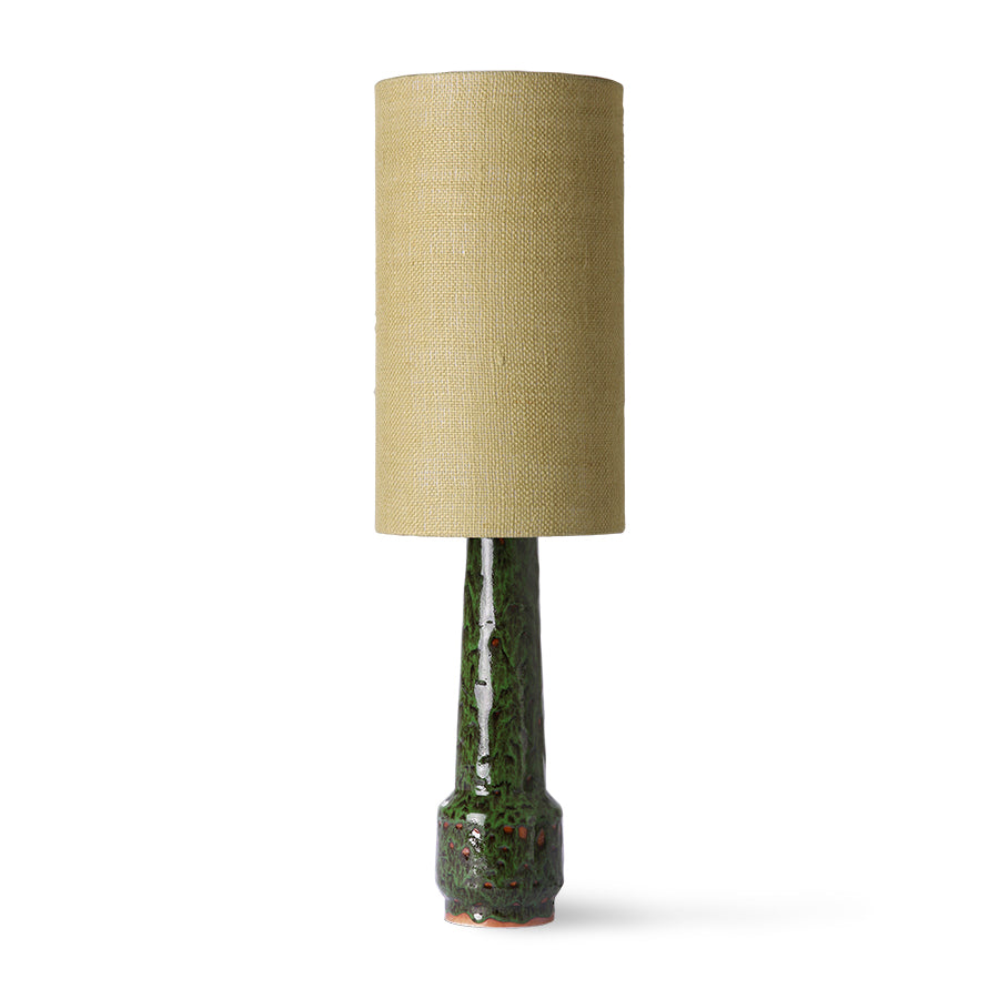 HKLIVING Green Retro Stoneware Lamp Base