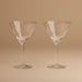 Wave Double Cocktail Glasses - Set of 2 - stoneandbeige