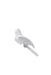 White ceramic dove hanging decoration with a timeless design and elegant handcrafted finish.