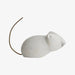 White Marble Mouse Ornament - stoneandbeige