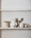 White Matt Lady Bum Vase - stoneandbeige