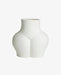 White Matt Lady Bum Vase - stoneandbeige