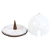White Igloo Incense Burner - stoneandbeigeWhite Igloo Incense Burner