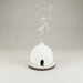 White Igloo Incense Burner - stoneandbeigeWhite Igloo Incense Burner